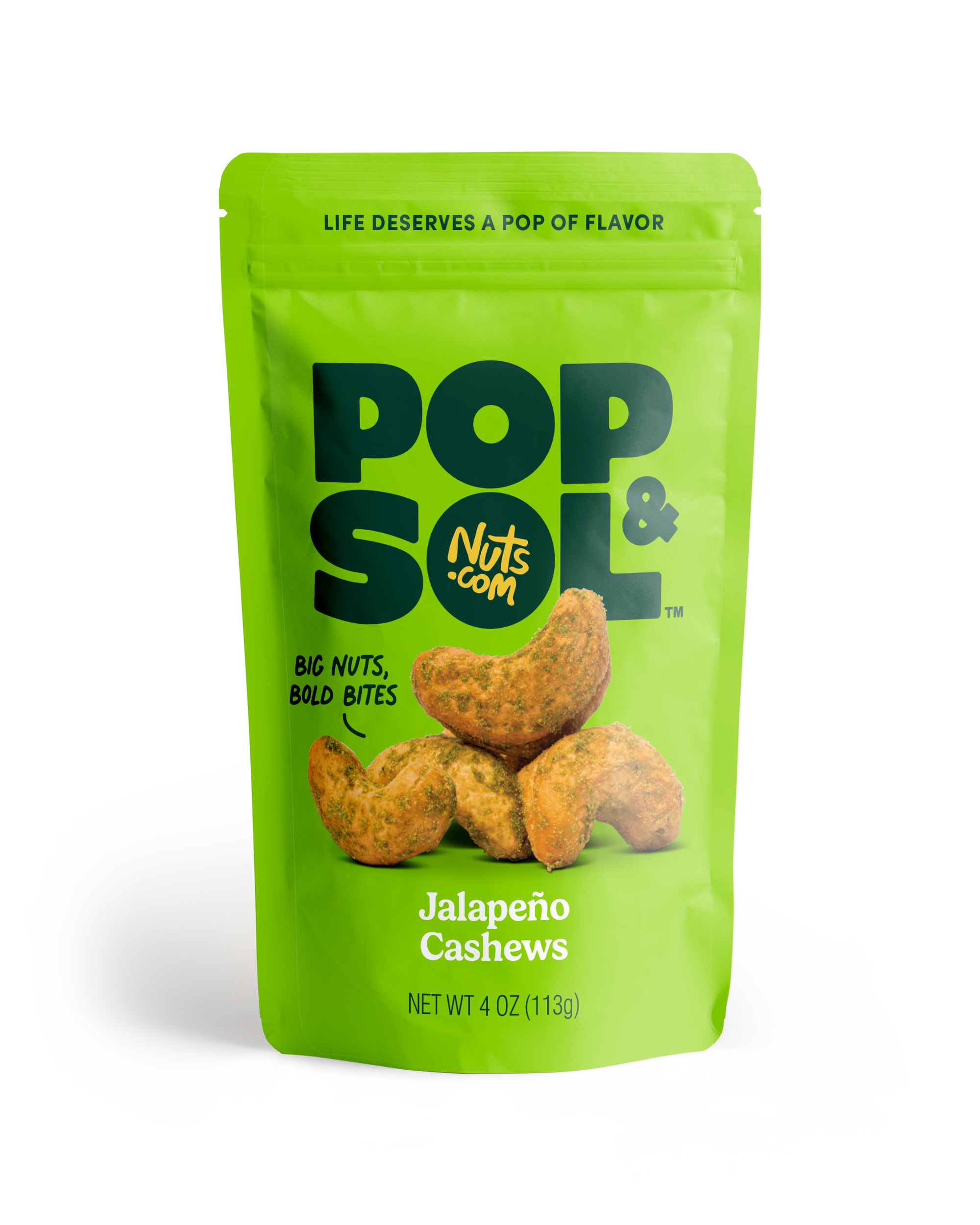 Lightly Salted Jalapeño Cashews