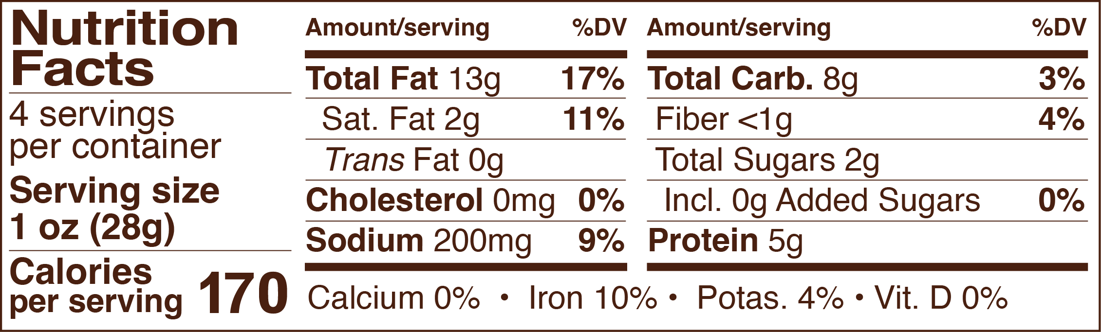 Nutritional Information