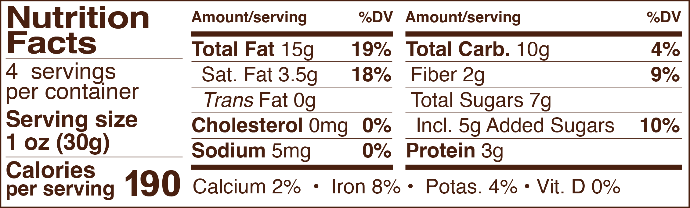 Nutritional Information